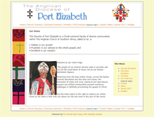 Tablet Screenshot of anglicandiocesepe.org.za